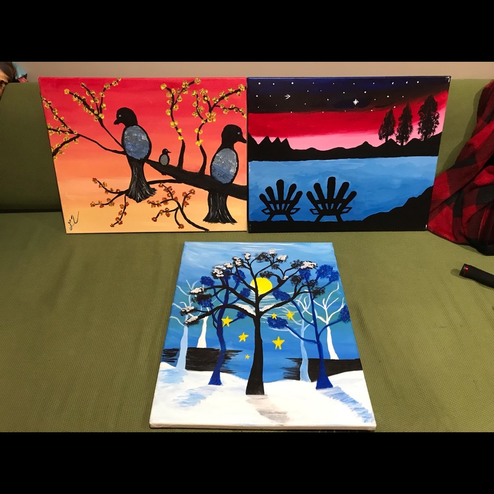 Handmade 16 x 20 Painting -Price is for 1 painting